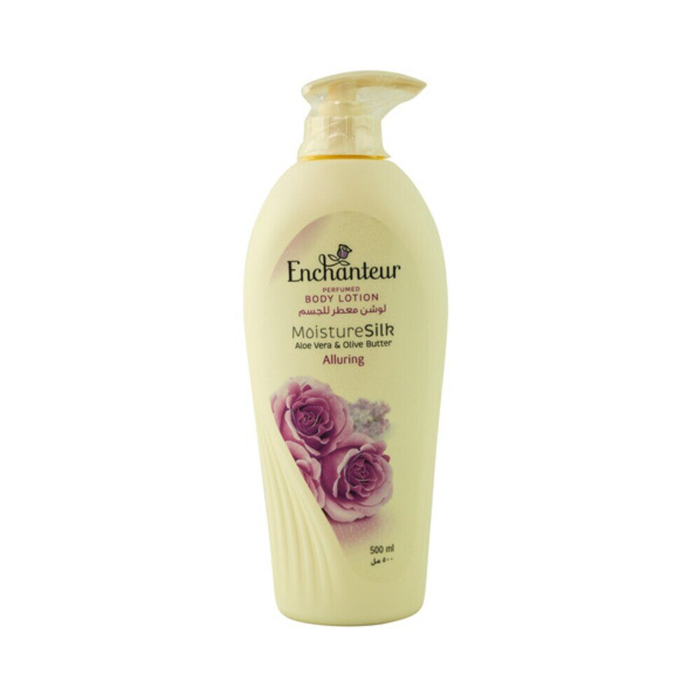 Enchanteur Hydrating Moisture Silk Alluring Perfumed Body Lotion For All Skin Types  500ml