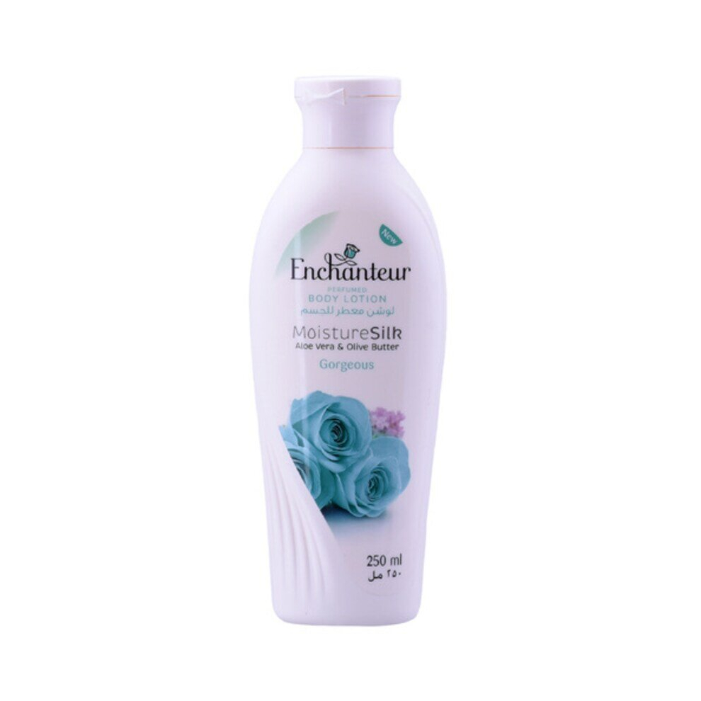 Enchanteur Nourishing  Moisture Silk Gorgeous Body Lotion White For All Skin Types 250ml