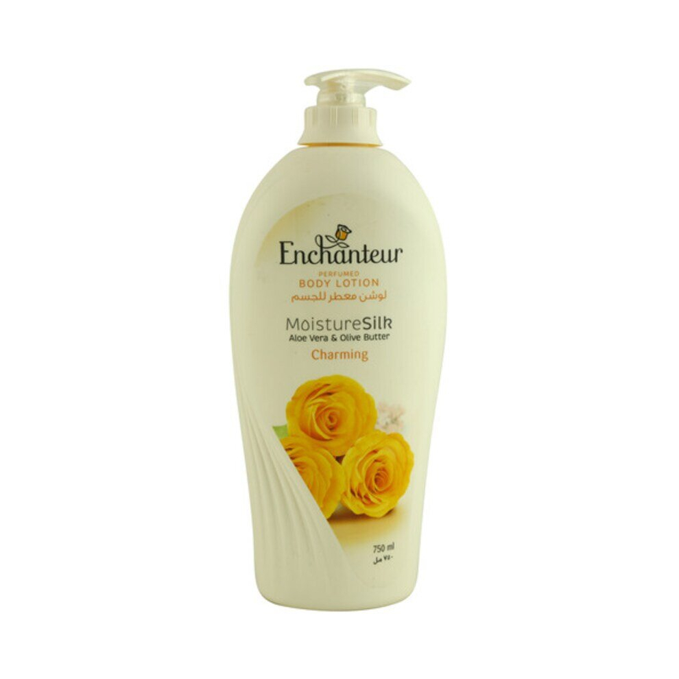 Enchanteur Nourishing Moisture Silk Charming Perfumed Body Lotion For All Skin Types 750ml