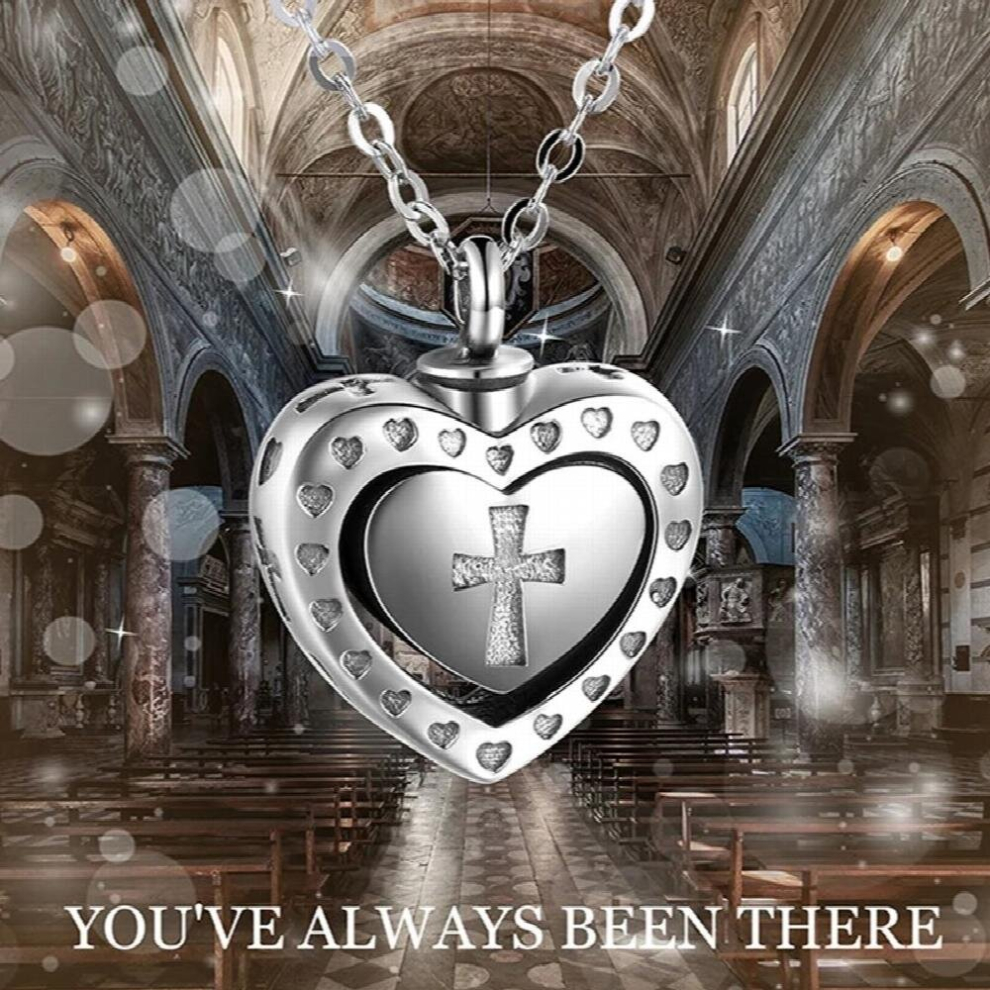 Love Heart Ashes/Urn Necklace Grandma Grandad Husband Mum Wife Cremation Pendant Necklace Jewellery Real Sterling Silver 925 Multicoloured