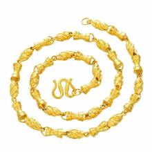 NC5150 Fine Jewelry Hot Man Boys Father Birthday Wedding Gift Sweet Candy 24KT Chain Necklace