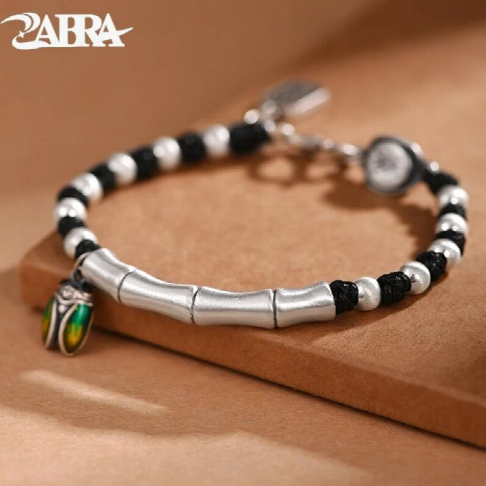 S999 Sterling Silver Bamboo Bracelet Blockbuster for Men and Women-image-OPC-PCSKMMR-NEW