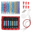 Circular Knitting Needles Sets Aluminum Interchangeable Crochet Needles With Chrysanthemum Case Sewing Accessory 1