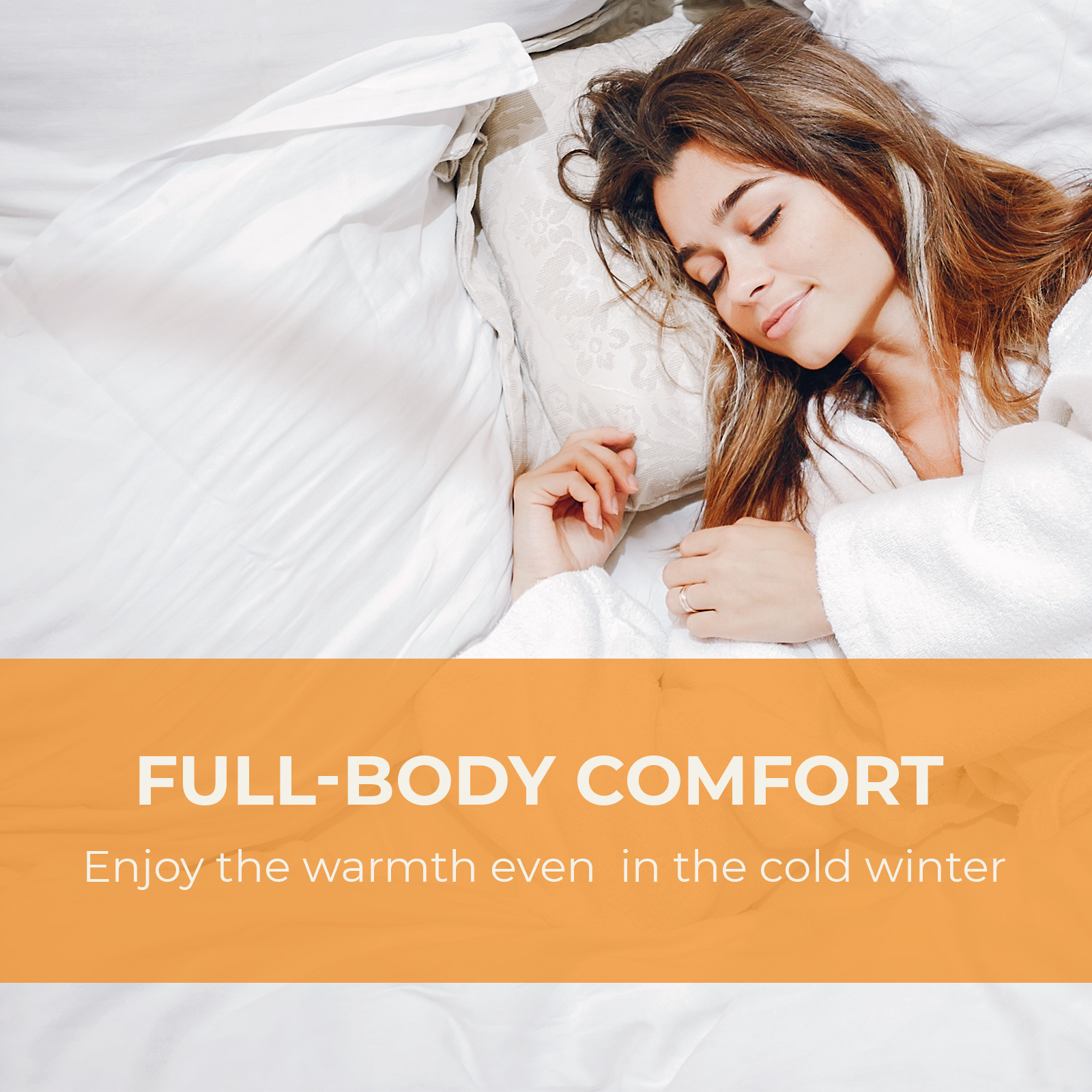 Electric Heated Under Blanket Comfort Control Fast Heat Up Cosy Warm Washable on OnBuy