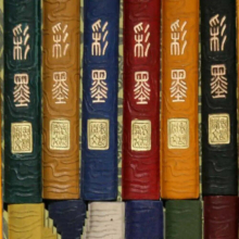 Pigment Colour Ink HuiMo HuKaiWen Calligraphy Painting Ink Block(Dragon) Year Chinese Ear stud Aquaculture Classic