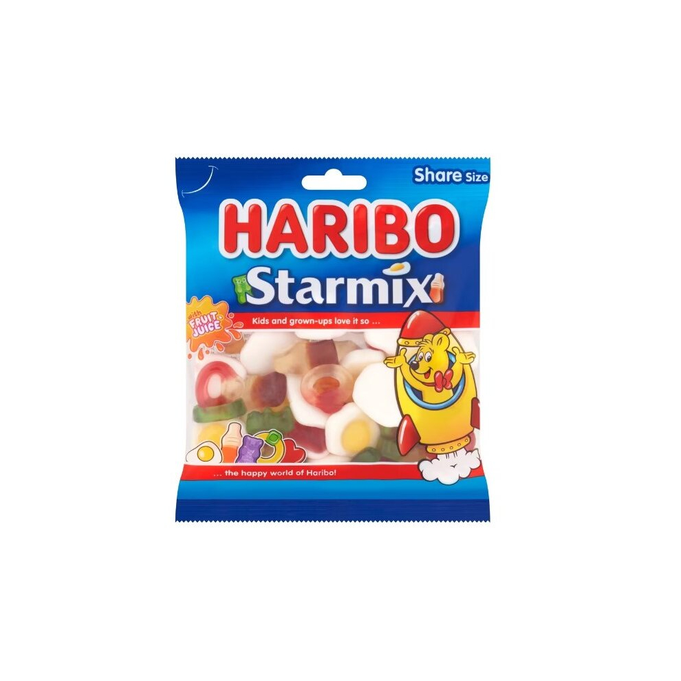 3 x Haribo Starmix 175G Delicious Tasty And Twisty Treat