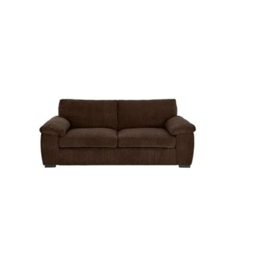Furniture 786 (2 Seater Sofa, Chocolate) Atrani Jumbo Cord Fabric Sofa