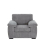 Furniture 786 (1 Seater Sofa, Grey) Atrani Jumbo Cord Fabric Sofa 1