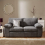 Furniture 786 (2 Seater Sofa, Grey) Atrani Jumbo Cord Fabric Sofa 4