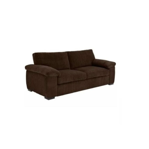 Furniture 786 (3 Seater Sofa, Chocolate) Atrani Jumbo Cord Fabric Sofa 1