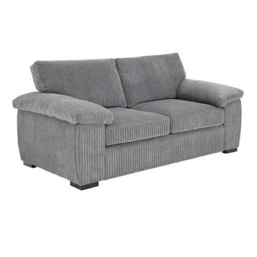 Furniture 786 (2 Seater Sofa, Grey) Atrani Jumbo Cord Fabric Sofa