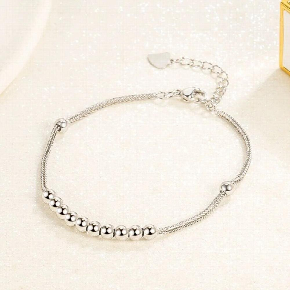 European Woman Girl Bride Mother Party Birthday Wedding Christmas Gift Beads 18KT Chain Bracelet-image-OPC-PCSKX2H-NEW