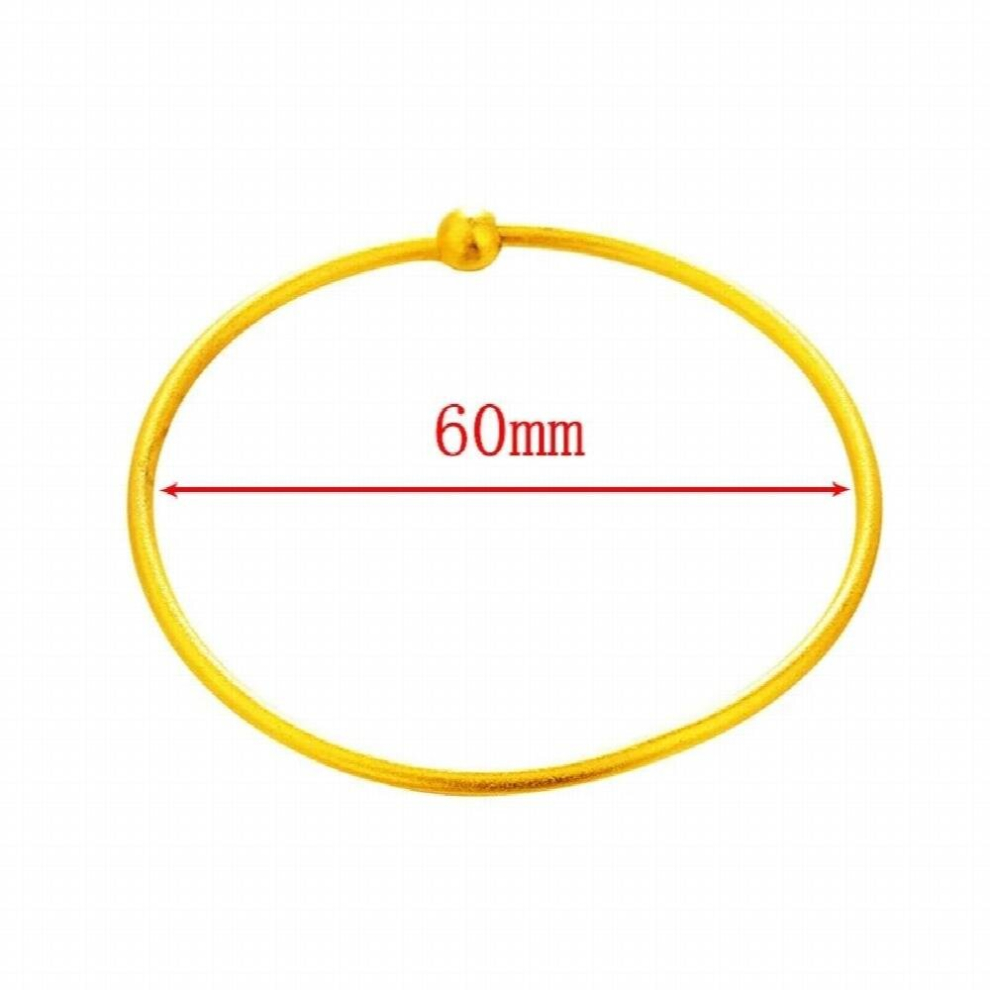 BR301 Fine Jewelry Woman Girl Party Birthday Wedding Christmas Gift DIY Universal 24KT Bracelet Bangle-image-OPC-PCSKX8R-NEW