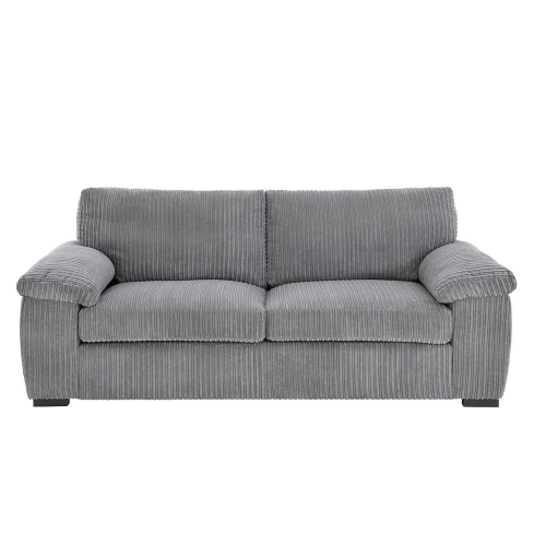 Furniture 786 (3 Seater Sofa, Grey) Atrani Jumbo Cord Fabric Sofa 1