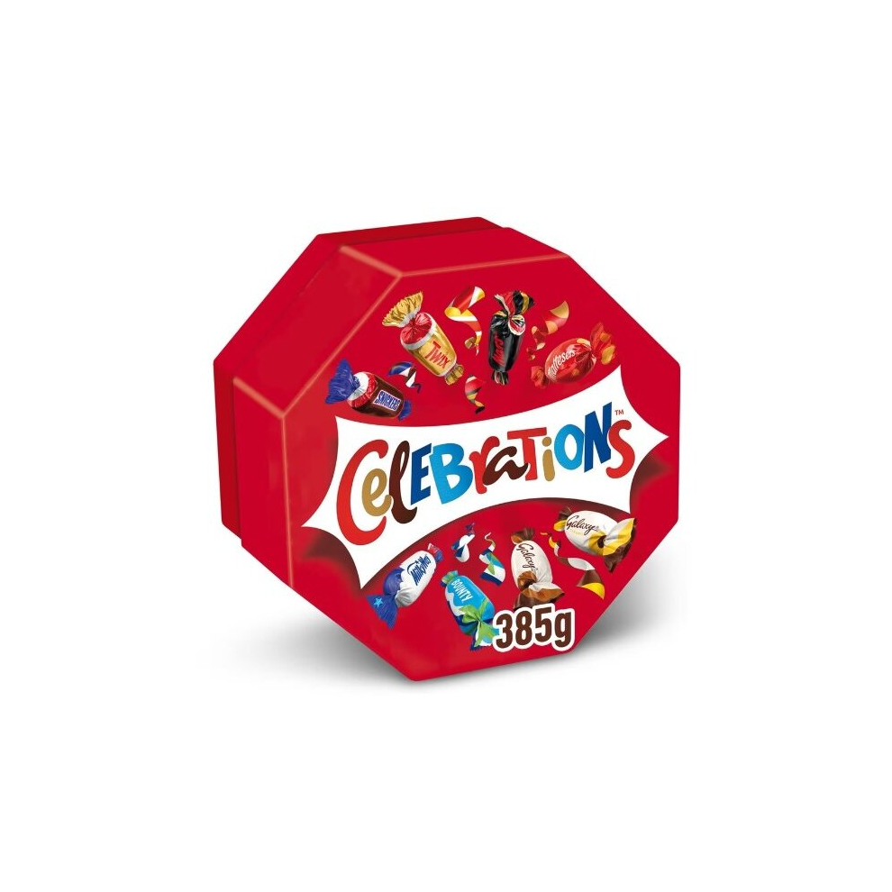 2 x Celebrations Milk Chocolate Box Chocolate Bars Gift 385g