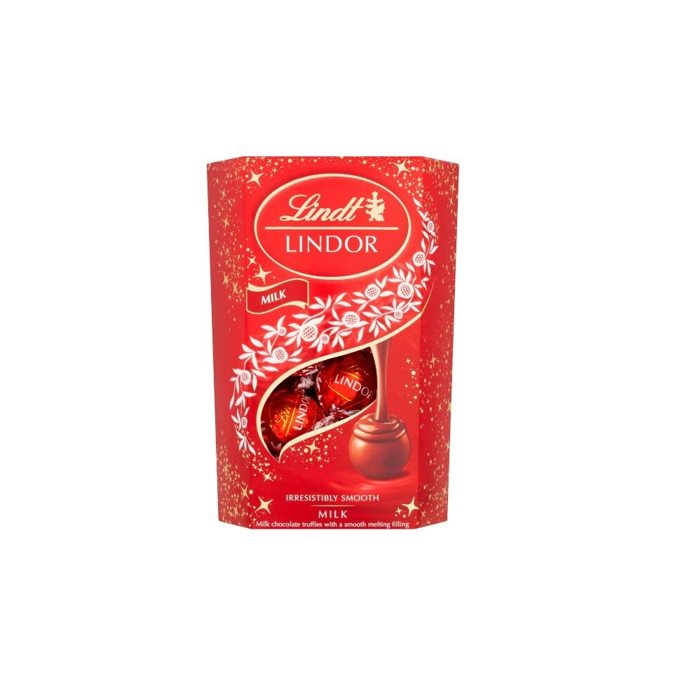 2 x Lindt Lindor Milk Chocolate Truffles Carton 200G