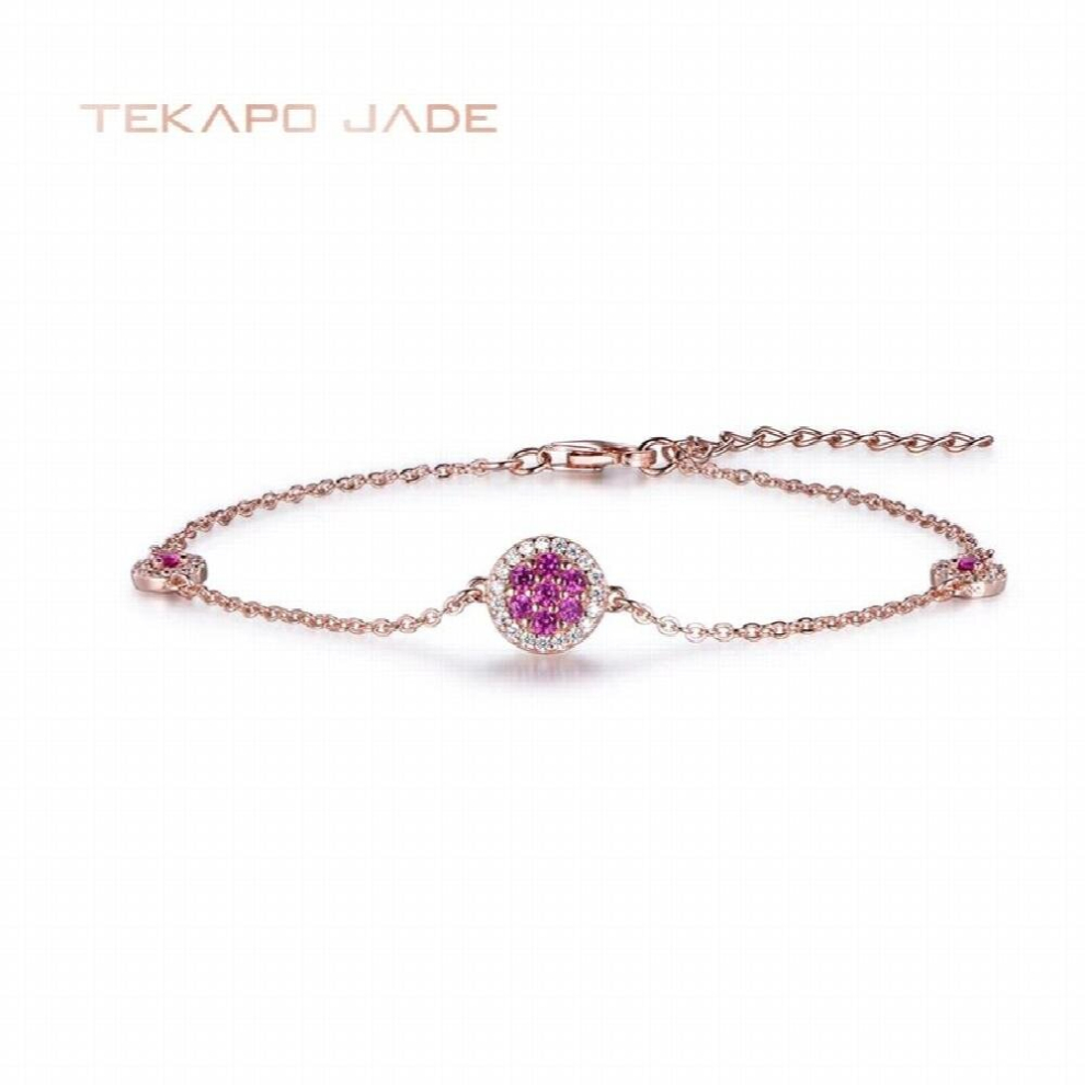 TKJ in Natural Stone Bracelet for Women Student K Bracelet Girlfriends Silver Jewelry Birthday Gift-image-OPC-PCSM688-NEW