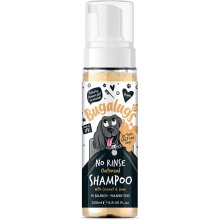 BUGALUGS No Rinse Oatmeal Dog Shampoo - Professional grooming dog dry shampoo for itchy dog skin relief. Puppy shampoo from 8 weeks, foam dog shampoo