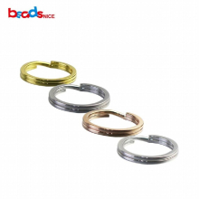 925 Sterling Silver Split Key Ring Setting Personalized Handmake Keyring For Him ID 27446 27445 27440