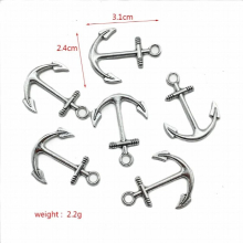 10pcs charm spear arrow pendant for jewelry beads DIY necklace accessories for men nautical ocean power