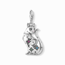 Charms Pendant Magic Cat 925 Sterling Silver Golden Fit Bracelet Necklace Lucky Jewelry Gift For Women Bijoux
