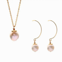 Natural Baroque freshwater pearls Earrings pendant Set Steel Natural Jewelry Charms Tibetan Dragon Craft Pendants Men