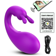(Purple vibrator) App Wireless Vibrator For Women Bluetooth Remote Control Panties Vibrating Egg Clitoris G Spot Dildo Massager Sex Toys F