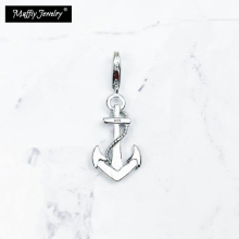 Charms Pendant Anchor 925 Sterling Silver Fit Bracelets Necklace Fine Jewelry Accessories For Men Women Vintage Bijoux Gift