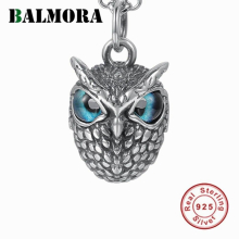 925 Silver 3D Eye Qwl Pendant For Women Grils Demon Eyes Animal Pendant Jewelry Gift Without Chain