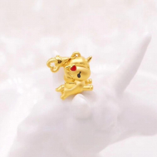 Jewelry CA412 European Hot Fine Woman Girl Party Birthday Wedding Gift Unicorn 24KT Pendant Charm