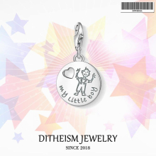 Little Boy Charms Pendant,2018 Jewelry 925 Sterling Silver Romantic Gift For Boy Fit Bracelet Necklace Bag