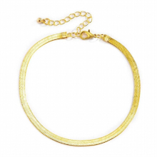 Snake Bone Chain Anklets Alloy Romantic Girl Lady Accessories Summer 2 Colors