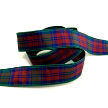 Berisfords Woven Tartan Ribbon 12 Lindsay - 7mm - per metre