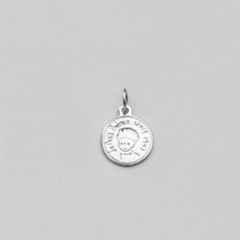 Office 925 Sterling Silver Round Boy Charms of DIY Necklace Bracelet Jewelry Accessory