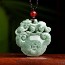 Natural A Burma Jade As You Wish To Attract Wealth Pixiu Ice Planting Jadeite Pendant Mens Womens Charms Jewelry Drop
