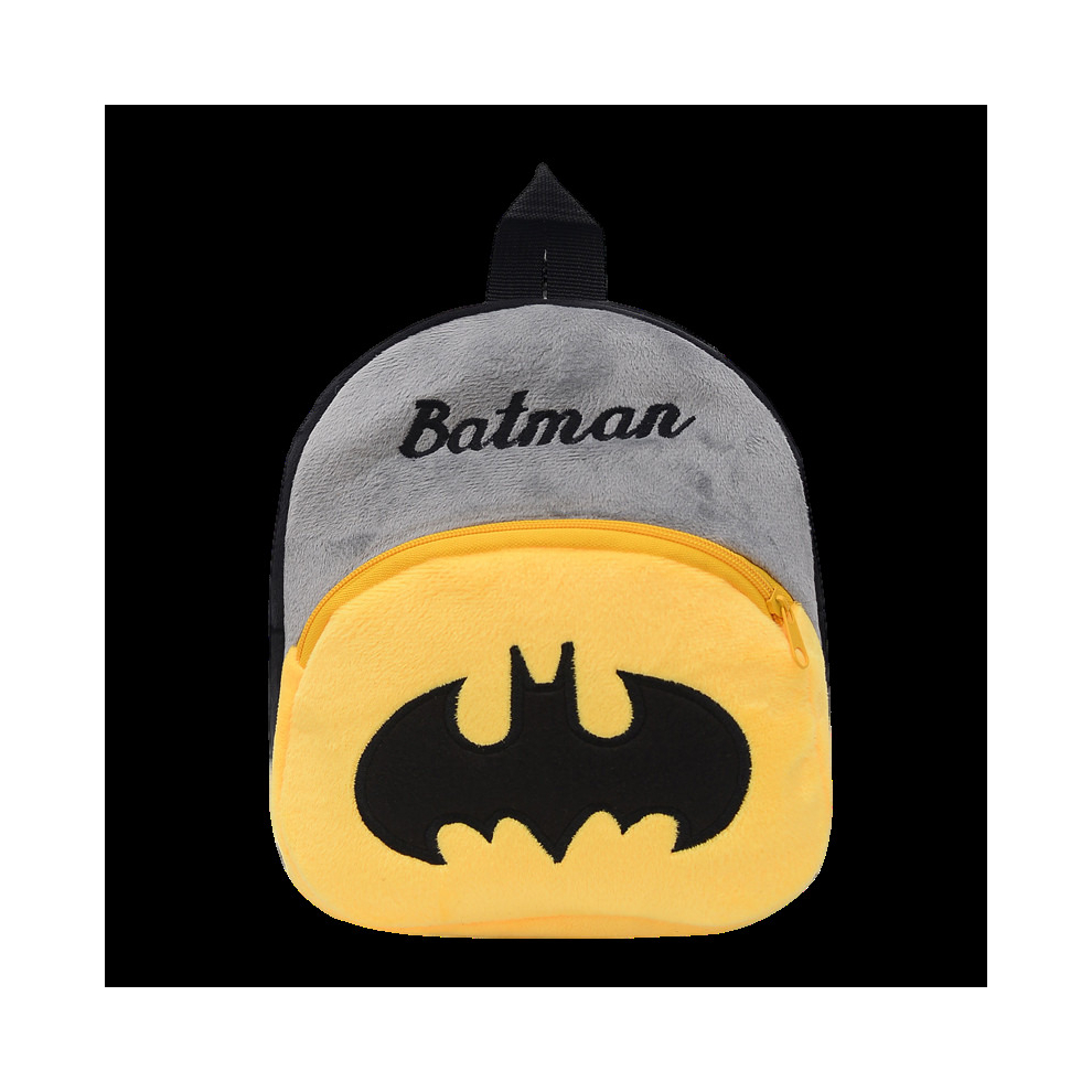 (Batman) Minions Children Plush Batman Bag Backpack Kindergarten Baby  Animation Toy Gift