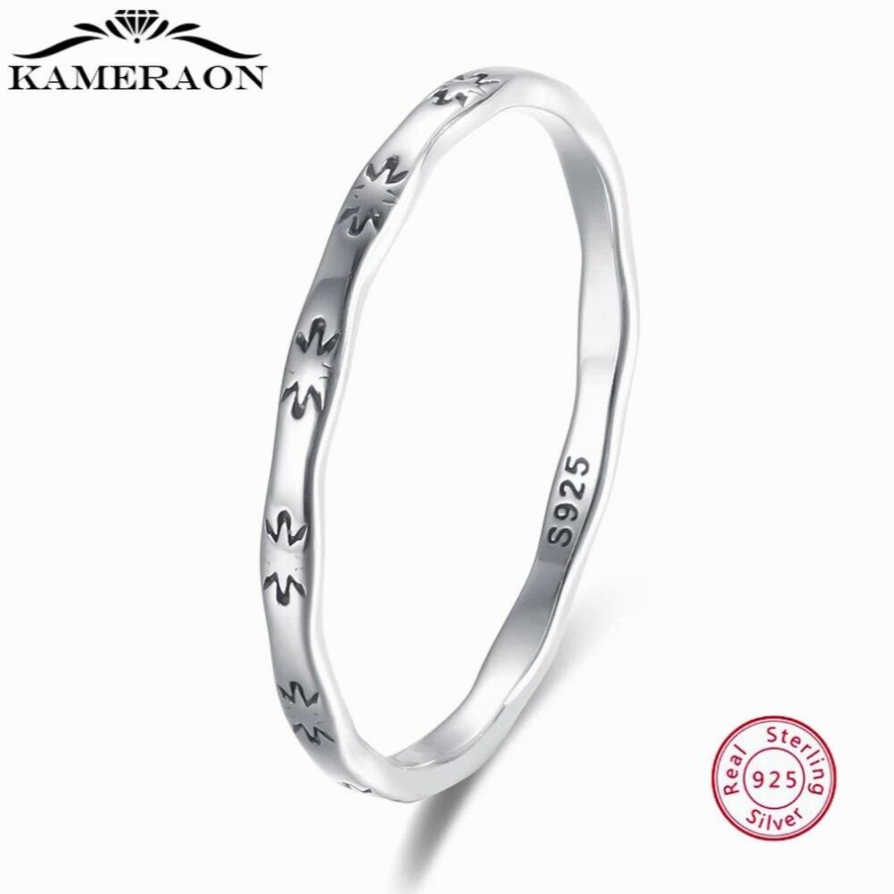 Hot Selling 100% 925 Sterling Silver Rice Word Ring for Women Sterling Silver Fine Jewelry Finger Rings-image-OPC-PCSPH2Q-NEW