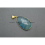 Natural Fluorite Surface Cutting Pear Shape Stone Pendants 5pc per 2