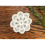 8 in. Crystal Lace White Round Crochet Doily 1