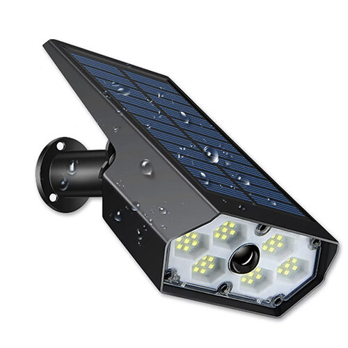 (White) LED Solar Flood Light Outdoor Spotlight with Motion Sensor Security Wall Lights