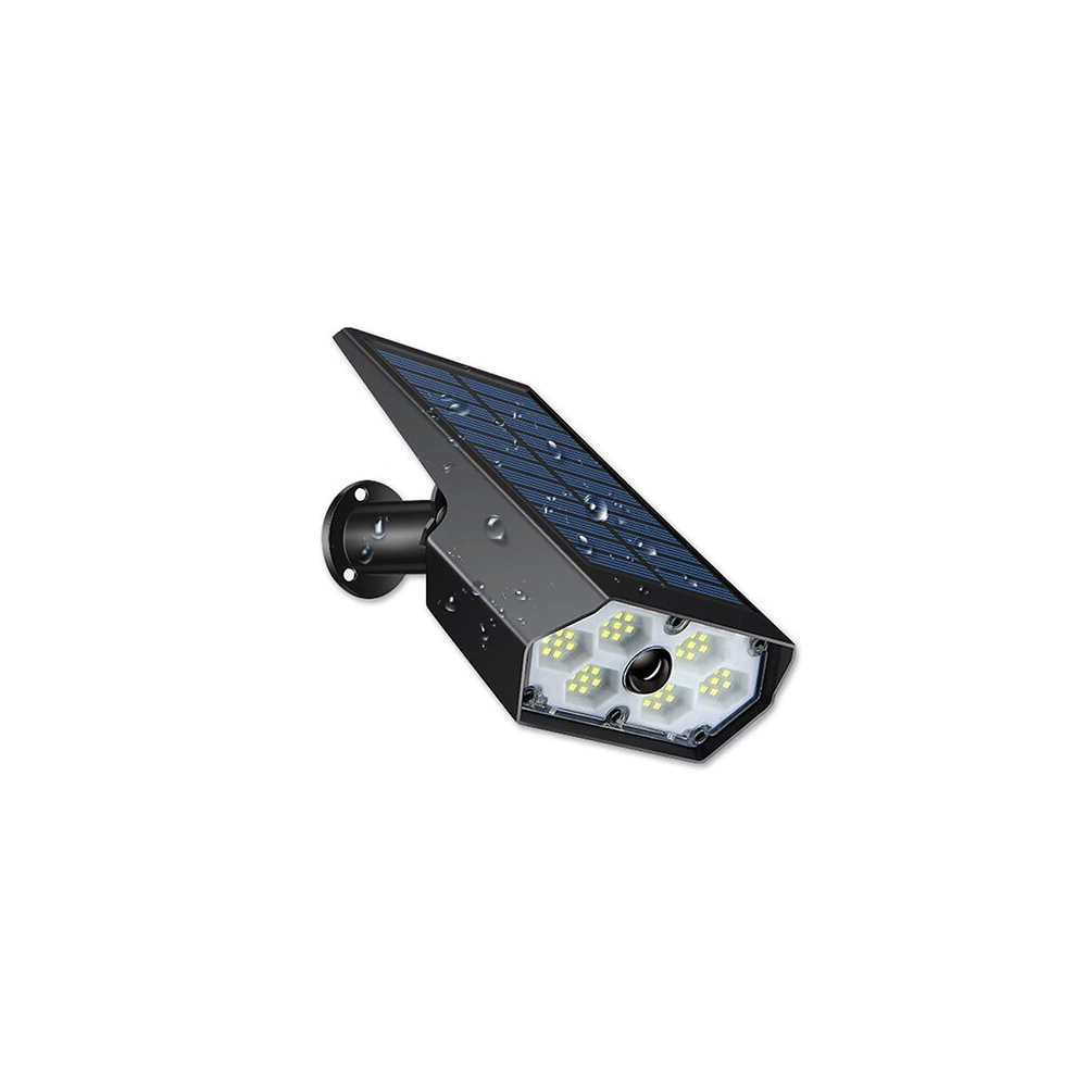 (White) LED Solar Flood Light Outdoor Spotlight with Motion Sensor Security Wall Lights