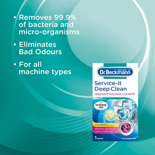 Dr Beckmann Dr.Beckmann Service-it Deep Clean Washing Machine Cleaner, 1 Treatment 1