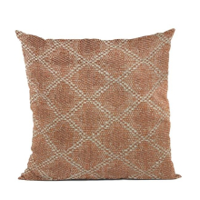 Brown Diamond Luxury Throw Pillow - 18 x 18 in.