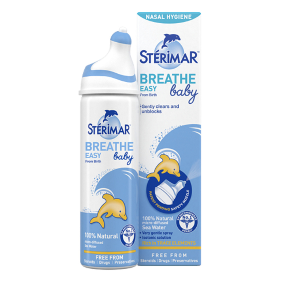 STERIMAR BABY BREATHE EASY 100% NATURAL SEA WATER SPRAY - 50ML