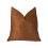 Burnt Cedar Luxury Double Sided Throw Pillow, Orange - Standard 1