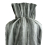 Cuddle Angora Platinum Handmade Throw Blanket - Gray - Charcoal & White 1
