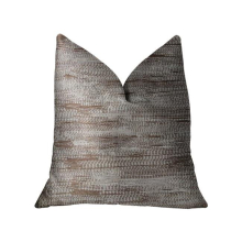 Pretty Oasis Brown Luxury Throw Pillow, 24 x 24 in.