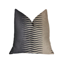 Dreamland Blue & White Luxury Throw Pillow, 26 x 26 in.