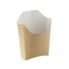 5.3 x 4.5 x 7.1 in. Large Kraft French Fry Pails