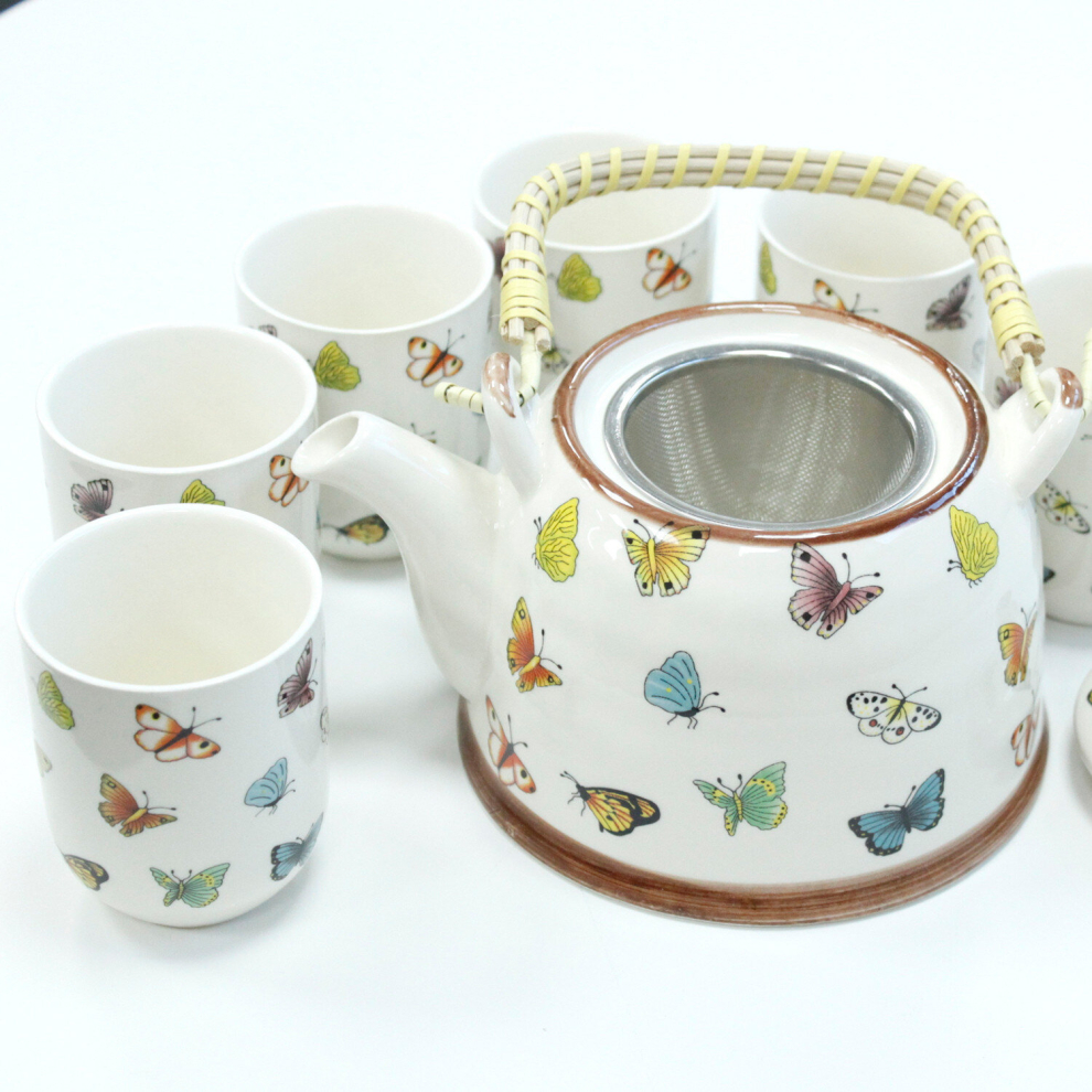 Ancient Wisdom (Butterfiles) Herbal Teapot Sets